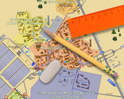 Обновленная карта города Московский