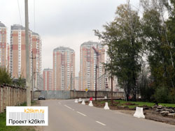 Реконструкция дорог в городе Московский