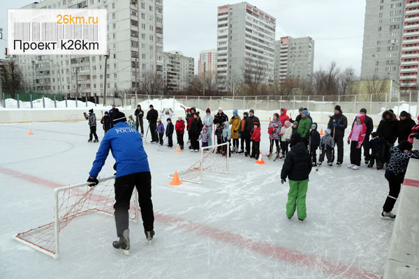 Веселые старты на коньках пройдут в Московском