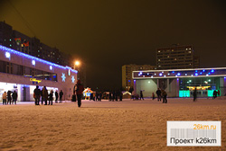 Новогодняя ночь на центральной площади
