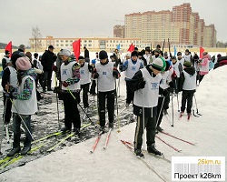Лыжные гонки на стадионе «Московский»