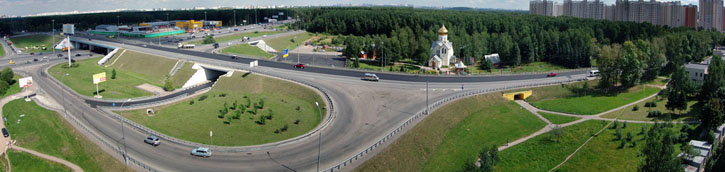 Развязка на Киевском шоссе